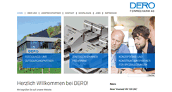 Desktop Screenshot of dero.ch